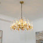 Brous Prism Round Chandelier 36"