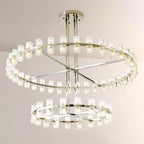 Niko Wine-Glass Round 2-Tier Chandelier 60''