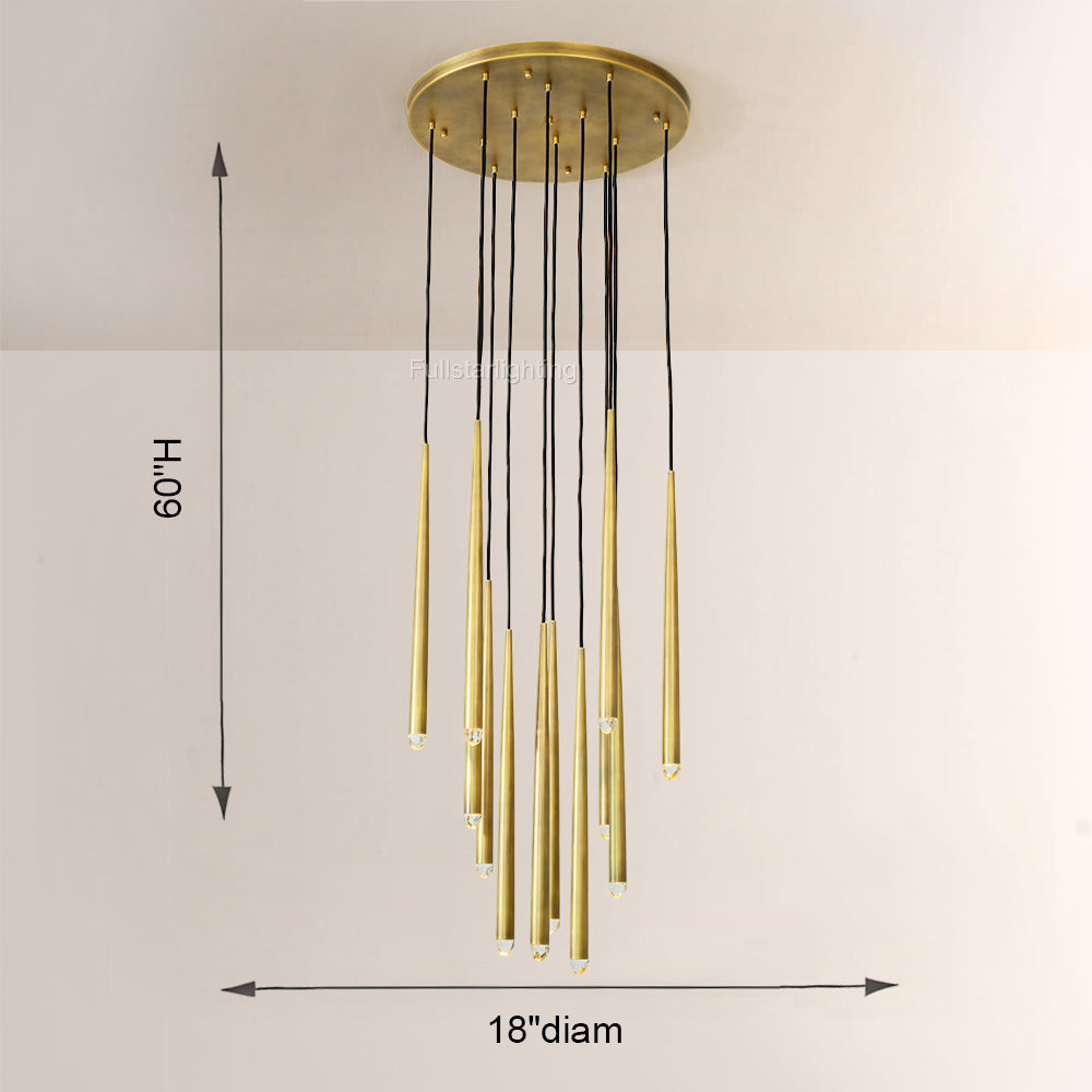 Harry Modern Round Chandelier 18"