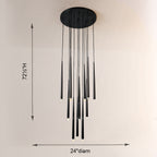 Harry Modern Round Chandelier 24"