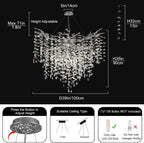 Modern Crystal Chandelier For Dining Room - kimoylights