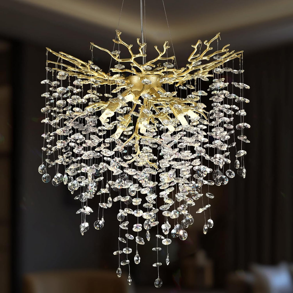 Modern Crystal Chandelier For Dining Room - kimoylights