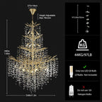 Modern Crystal Chandelier For Dining Room - kimoylights