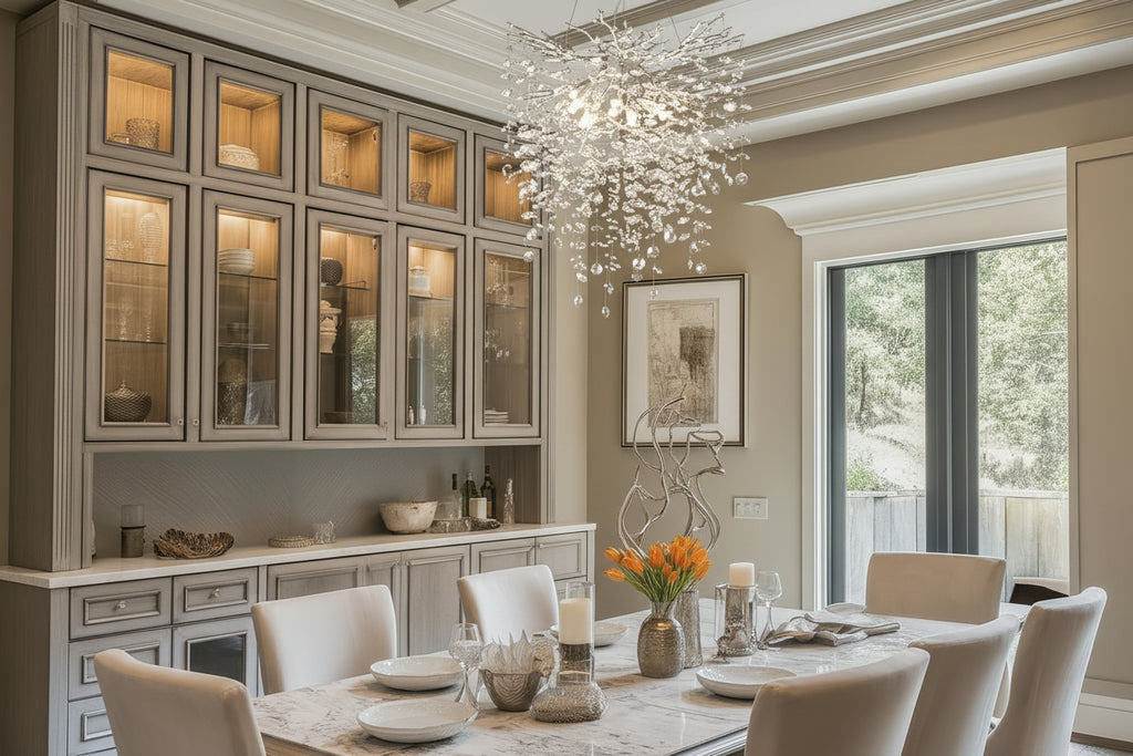 Modern Crystal Chandelier For Dining Room - kimoylights