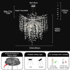 Modern Crystal Chandelier For Dining Room - kimoylights