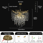 Modern Crystal Chandelier For Dining Room - kimoylights