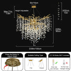 Modern Crystal Chandelier For Dining Room -kimoylights