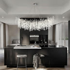Modern Tree Branch Crystal Chandelier 55"L 30"D 40"D - kimoylights