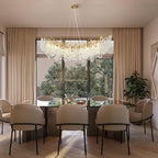 Modern Tree Branch Crystal Chandelier 55"L 30"D 40"D - kimoylights