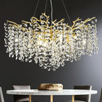 Modern Tree Branch Crystal Chandelier 55"L 30"D 40"D - kimoylights