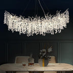 Modern Tree Branch Crystal Chandelier 55"L 30"D 40"D - kimoylights