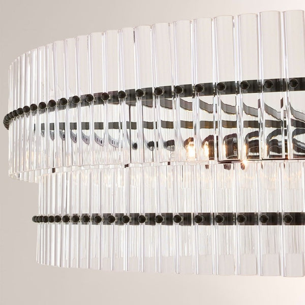 Mallory Crystal Round Chandlier
