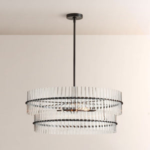Mallory Crystal Round Chandlier