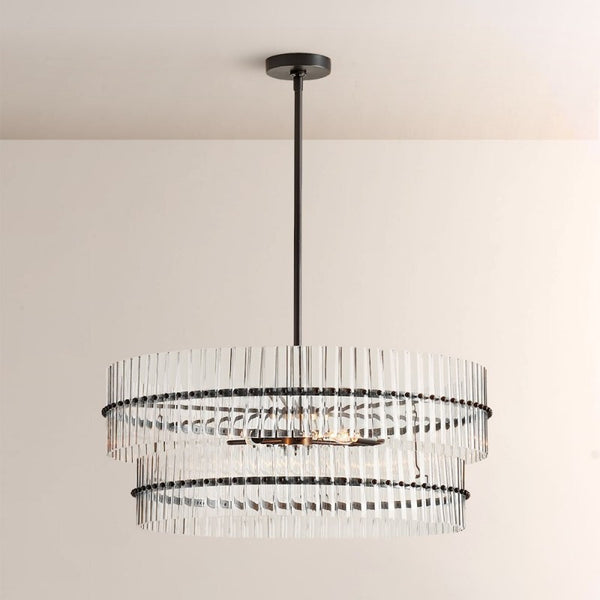 Mallory Crystal Round Chandlier