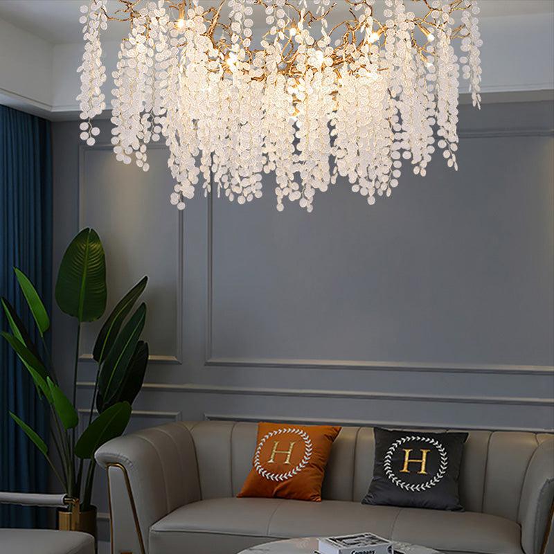 Monroe Modern Linear Branch Chandelier -Kimoylights