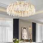 Monroe Round Circle Fortune Tree  Round Branch Chandelier - Kimoylights