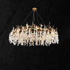 Monroe Round Circle Fortune Tree  Round Branch Chandelier -Kimoylights