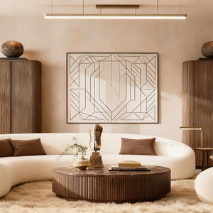 MulRegal Emperador Plinth Round Coffee Table