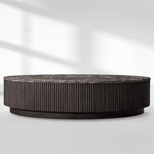 MulRegal Emperador Plinth Round Coffee Table