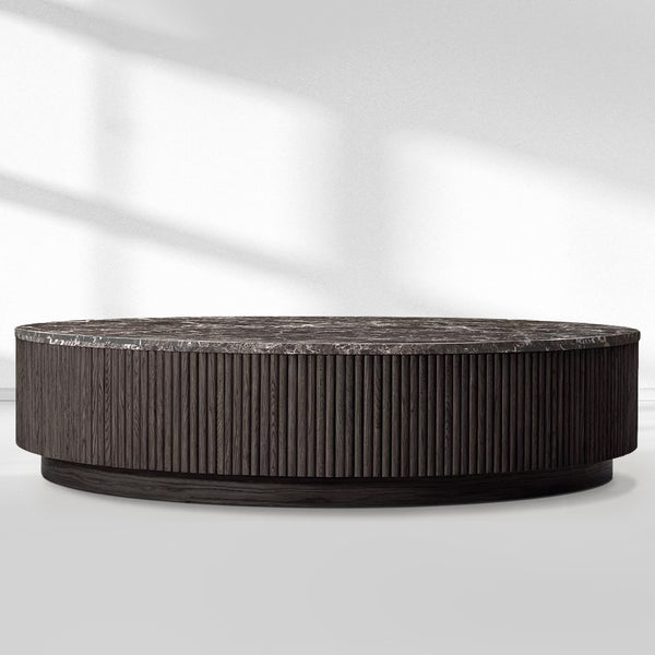MulRegal Emperador Plinth Round Coffee Table