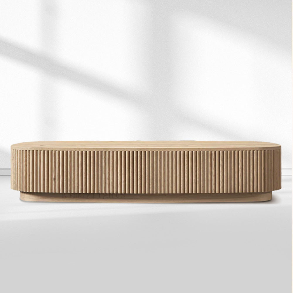 MulRegal Oak Wood Coffee Table