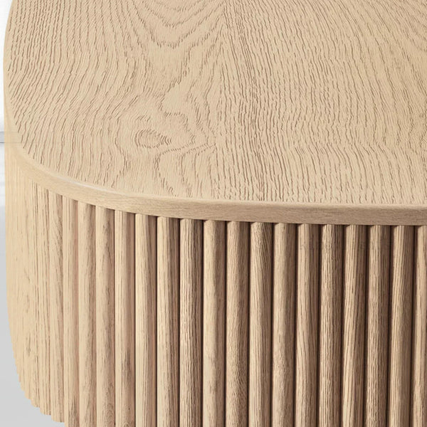 MulRegal Oak Wood Coffee Table