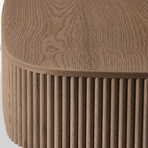 MulRegal Oak Wood Coffee Table