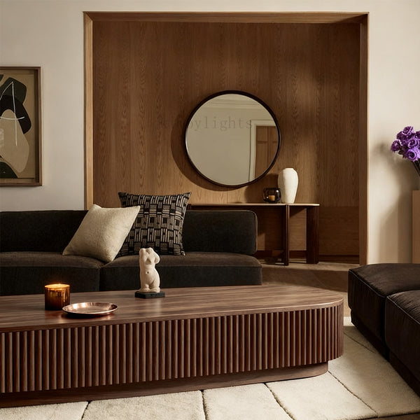 MulRegal Oak Wood Coffee Table