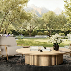 MulRegal Pedestal Round Coffee Table