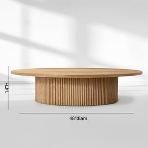 MulRegal Pedestal Round Coffee Table