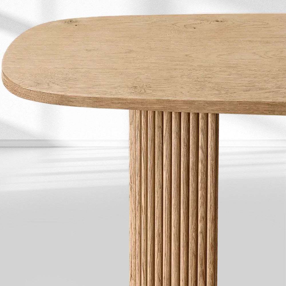 MulRegal Plank Wood Console Table