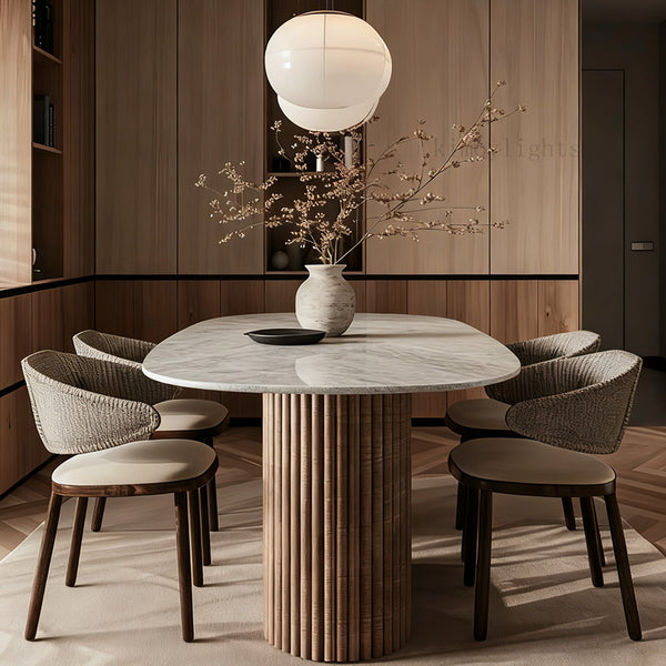 MulRegal Stone Rectangular Dining Table