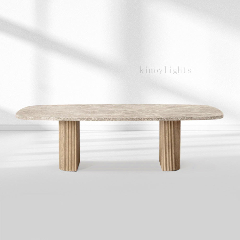 MulRegal Stone Rectangular Dining Table