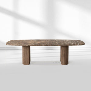 MulRegal Stone Rectangular Dining Table