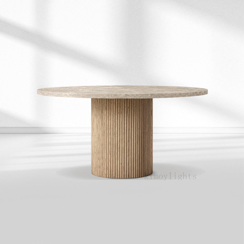 MulRegal Stone Round Dining Table