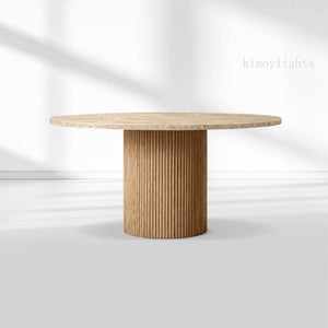 MulRegal Stone Round Dining Table