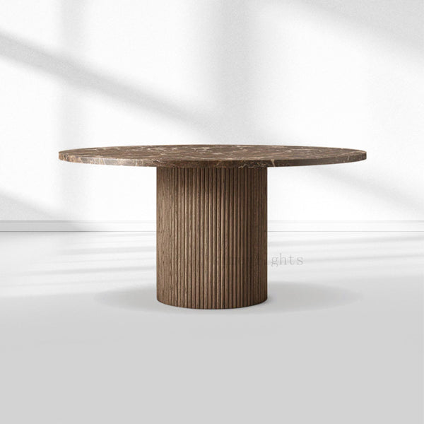 MulRegal Stone Round Dining Table