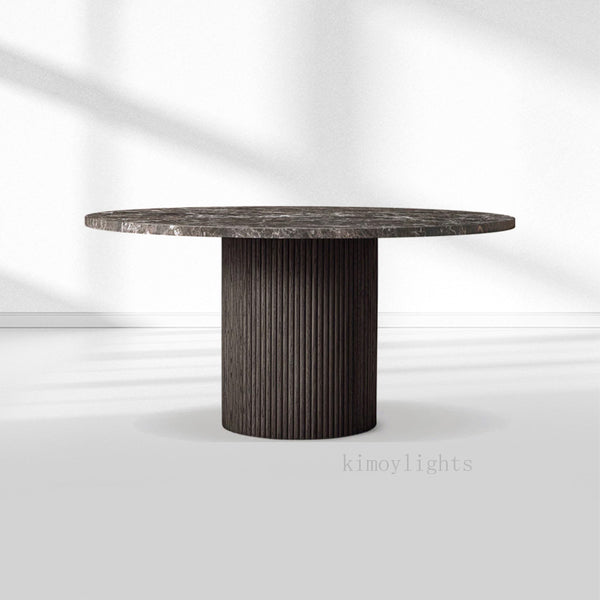 MulRegal Stone Round Dining Table