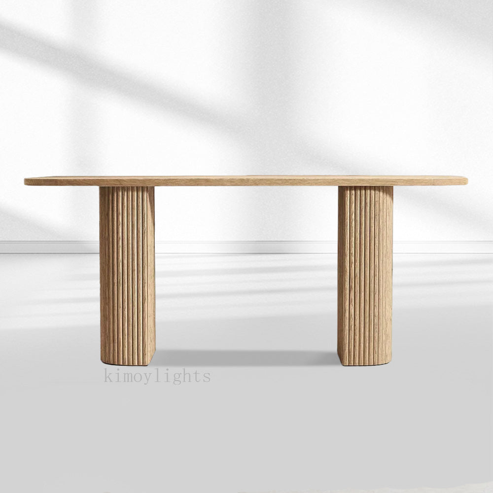 MulRegal Plank Wood Console Table