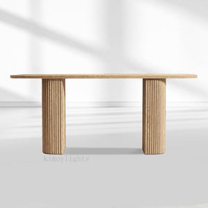 MulRegal Plank Wood Console Table