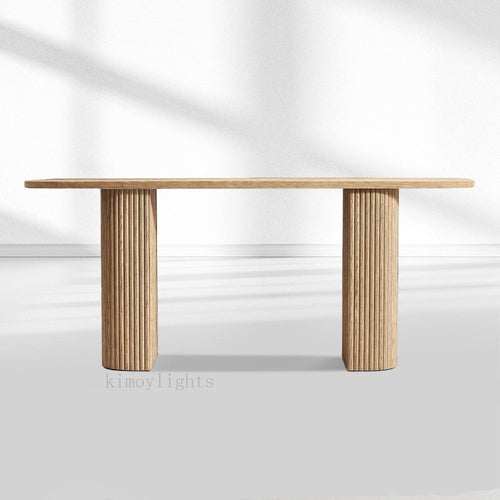 MulRegal Plank Wood Console Table