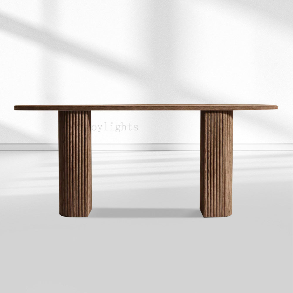MulRegal Plank Wood Console Table