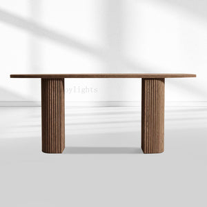 MulRegal Plank Wood Console Table