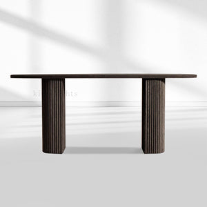 MulRegal Plank Wood Console Table