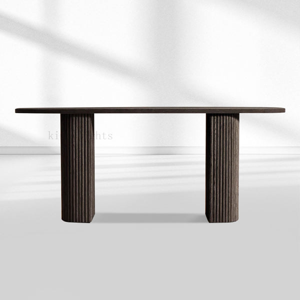 MulRegal Plank Wood Console Table