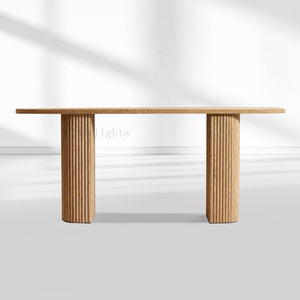 MulRegal Plank Wood Console Table