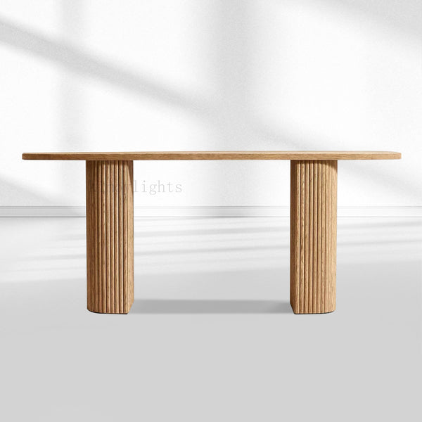 MulRegal Plank Wood Console Table