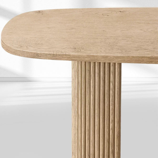 MulRegal Plank Wood Console Table