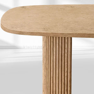 MulRegal Plank Wood Console Table