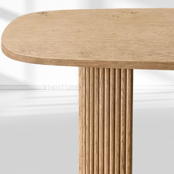 MulRegal Plank Wood Console Table